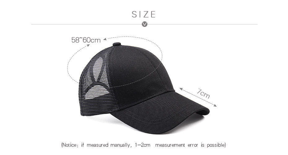 Ponytail Baseball Cap - JUMBO EARS
