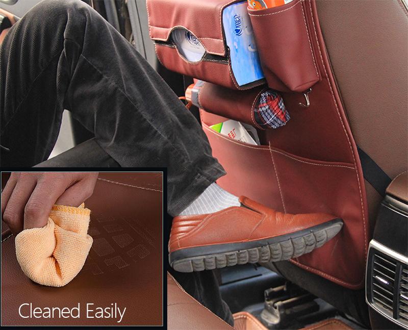 Foxy™ Leather Back Seat Organizer - JUMBO EARS