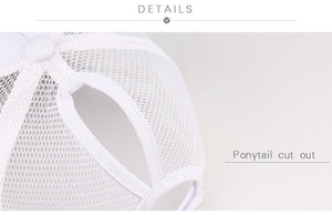 Ponytail Baseball Cap - JUMBO EARS