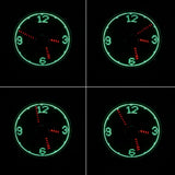 Mini USB Time LED Fan Clock - JUMBO EARS