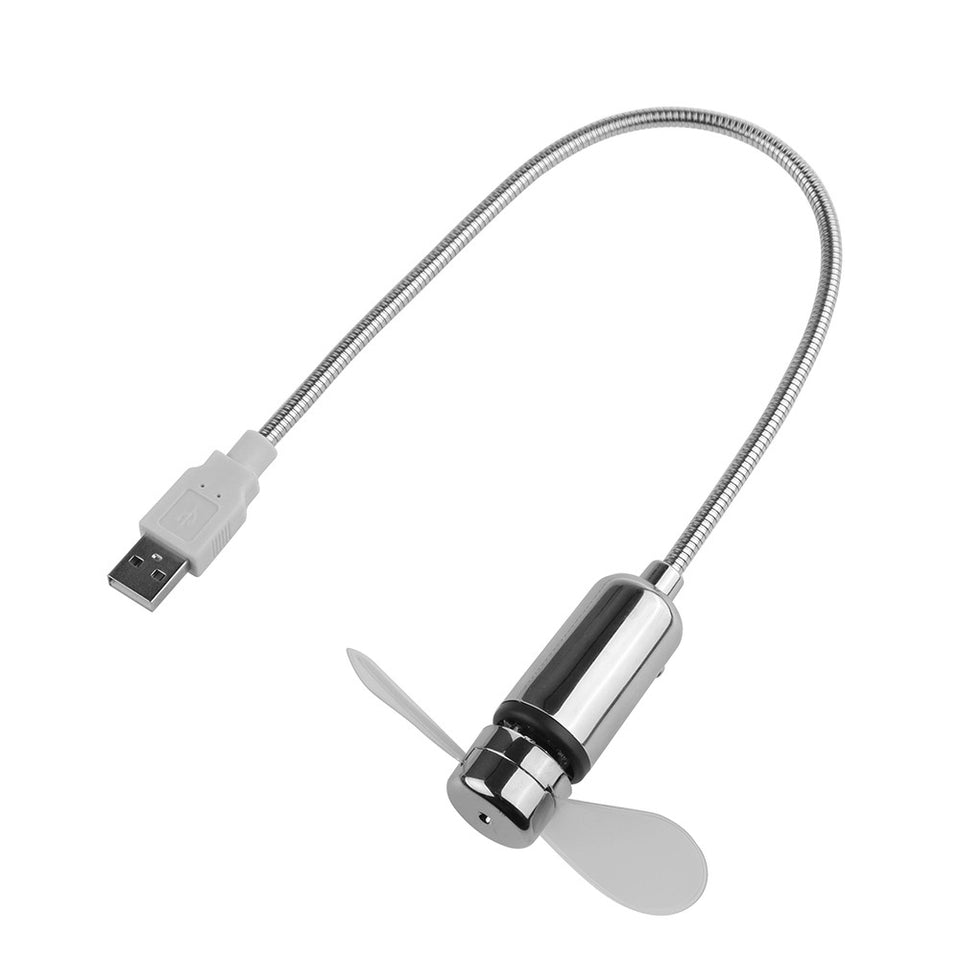 Mini USB Time LED Fan Clock - JUMBO EARS